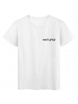 T-Shirt imprimé citation Un...