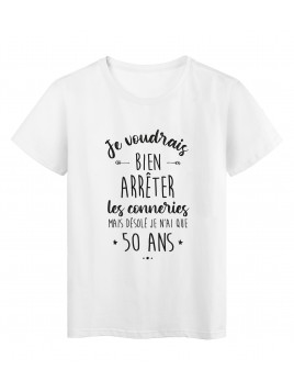 T-Shirt imprimé humour...