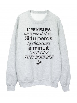 Sweat shirt imprimé humour...