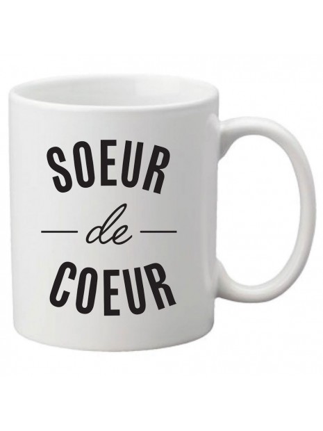 Mug Tasse Ceramique Imprime Citation Humour Humour Soeur De Coeur