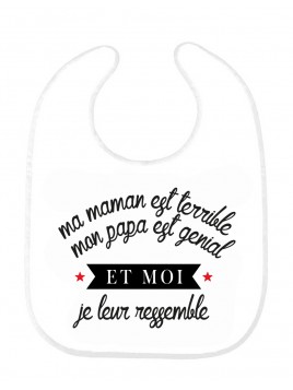 Bavoir bébé imprimé...