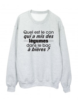 Sweat shirt imprimé humour...