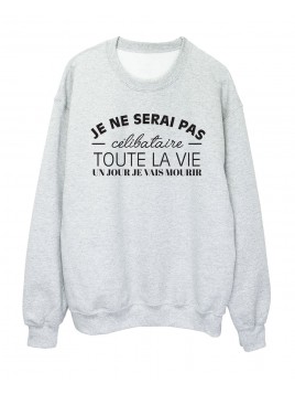 Sweat shirt imprimé humour...