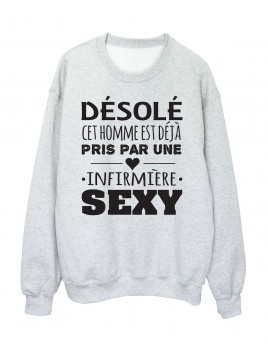 Sweat shirt imprimé humour...