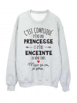 Sweat shirt imprimé humour...