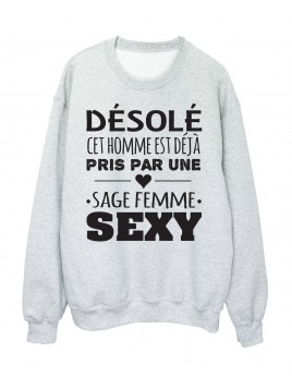 Sweat shirt imprimé humour...
