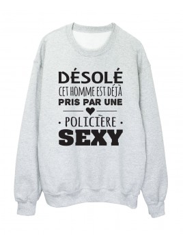 Sweat shirt imprimé humour...