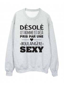 Sweat shirt imprimé humour...
