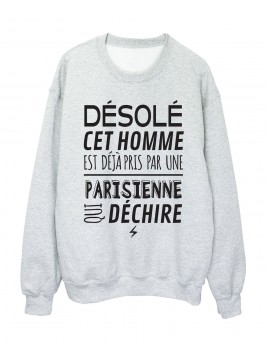 Sweat shirt imprimé humour...