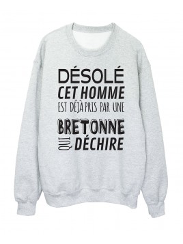 Sweat shirt imprimé humour...