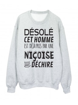 Sweat shirt imprimé humour...