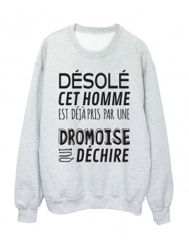 Sweat shirt imprimé humour...