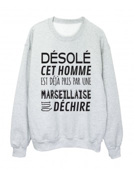 Sweat shirt imprimé humour...