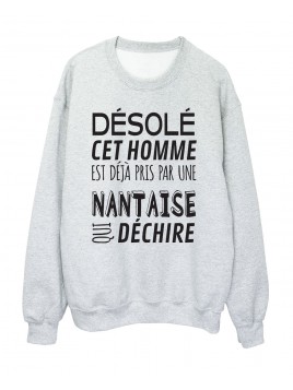 Sweat shirt imprimé humour...