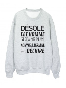 Sweat shirt imprimé humour...