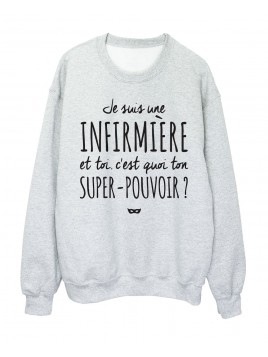 Sweat shirt imprimé humour...