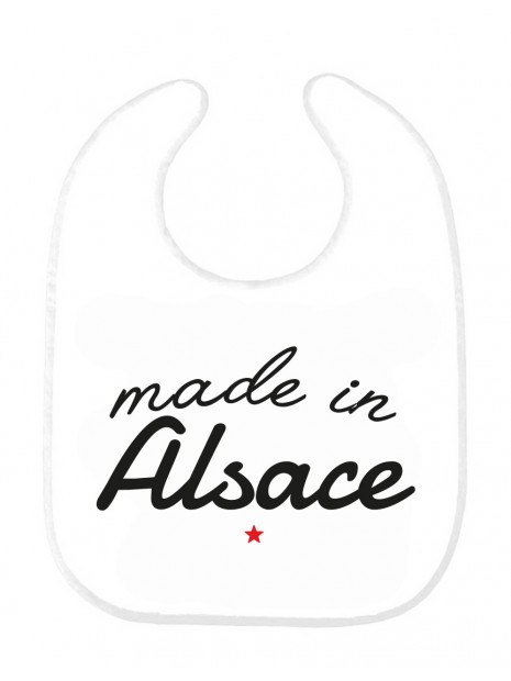 Bavoir Bebe Imprime Citation Naissance Humour Made In Alsace
