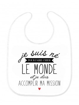 Bavoir bébé imprimé...