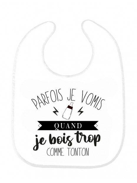 Bavoir Bebe Imprime Citation Naissance Humour Parfois Je Vomis Quand Je Bois Trop Comme Tonton Bavoir Bebe Imprime Citation Naissance Humour Parfois Je Vomis Quand Je Bois Trop Comme Tonton