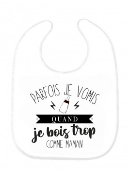 Bavoir bébé imprimé...