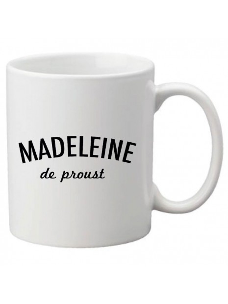 Mug Tasse Ceramique Imprime Illustration Citation Madeleine De Proust