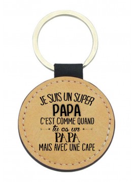 Porte-clés cuir végan...