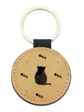 Porte-clés cuir végan...