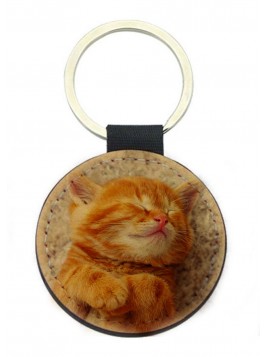 Porte-clés cuir végan...