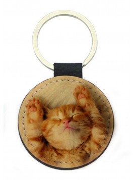 Porte-clés cuir végan...