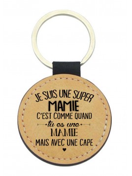 Porte-clés cuir végan...