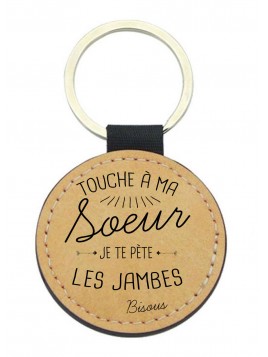 Porte-clés cuir végan...