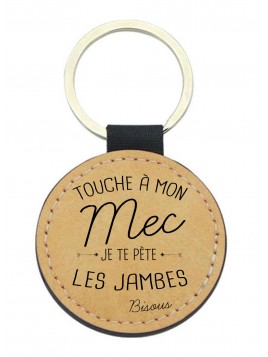 Porte-clés cuir végan...