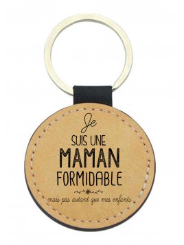 Porte-clés cuir végan...