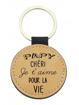 Porte-clés cuir végan...