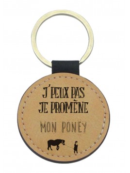 Porte-clés cuir végan...