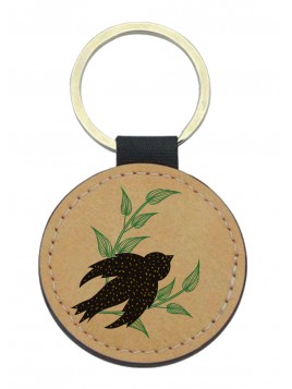 Porte-clés cuir végan...