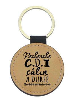 Porte-clés cuir végan...