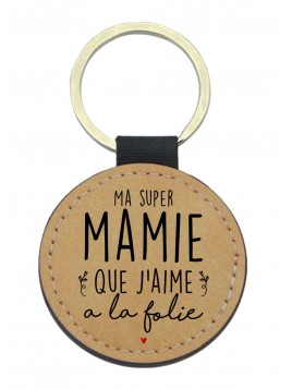 Porte-clés cuir végan...