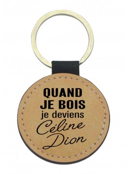 Porte-clés cuir végan...