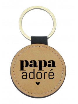 Porte-clés cuir végan...