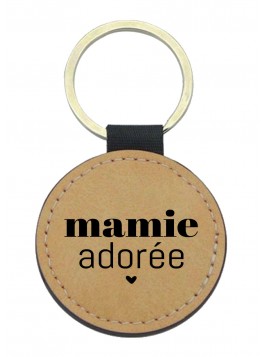 Porte-clés cuir végan...