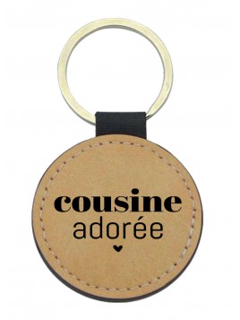 Porte-clés cuir végan...