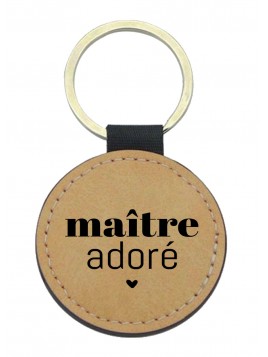 Porte-clés cuir végan...