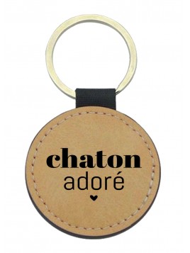 Porte-clés cuir végan...