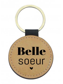 Porte-clés cuir végan...