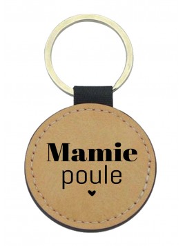 Porte-clés cuir végan...