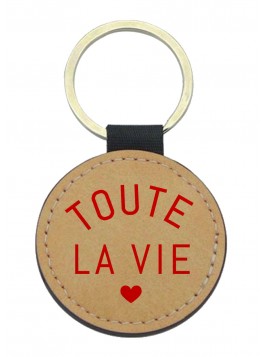 Porte-clés cuir végan...