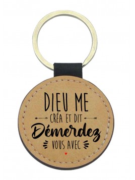 Porte-clés cuir végan...