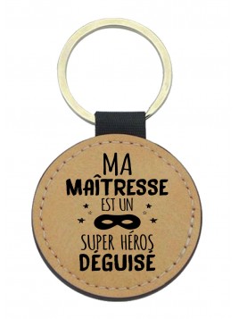 Porte-clés cuir végan...