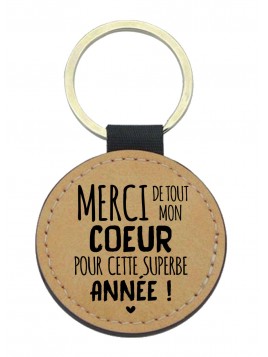 Porte-clés cuir végan...